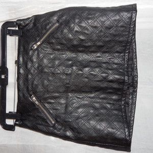 Faux Leather H&M (divided) mini skirt